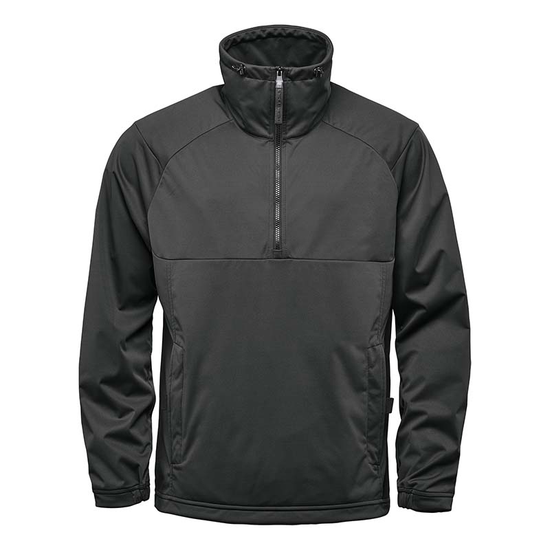 Anorak Vintage Easton – Homme Taille XL – Coupe-vent Noir Nylon – Baseball / Archerie
